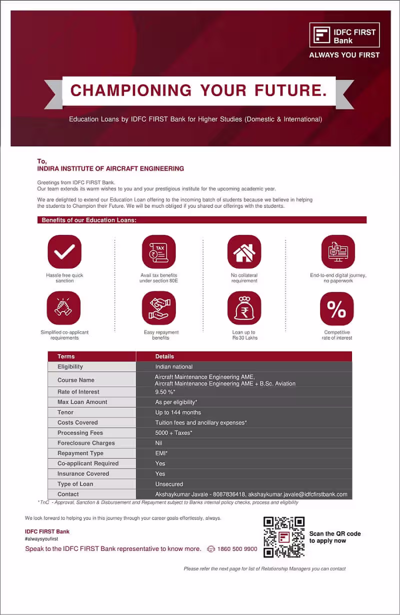 IDFC_PRODUCT-NOTE_INDIRA INSTITUTE OF AIRCRAFT ENGINEERING